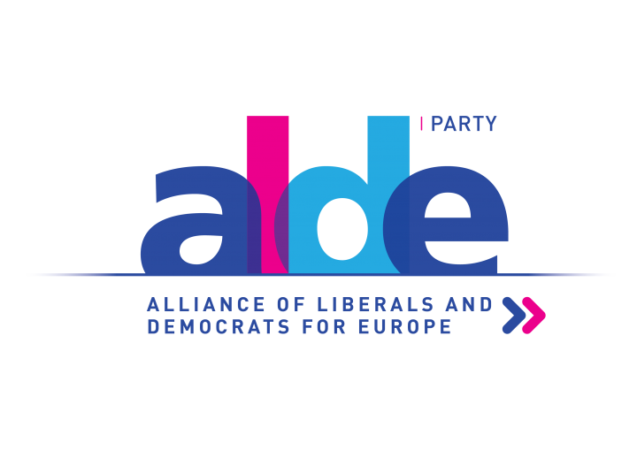 Logo of the Alliance of Liberals and Democrats of Europe.