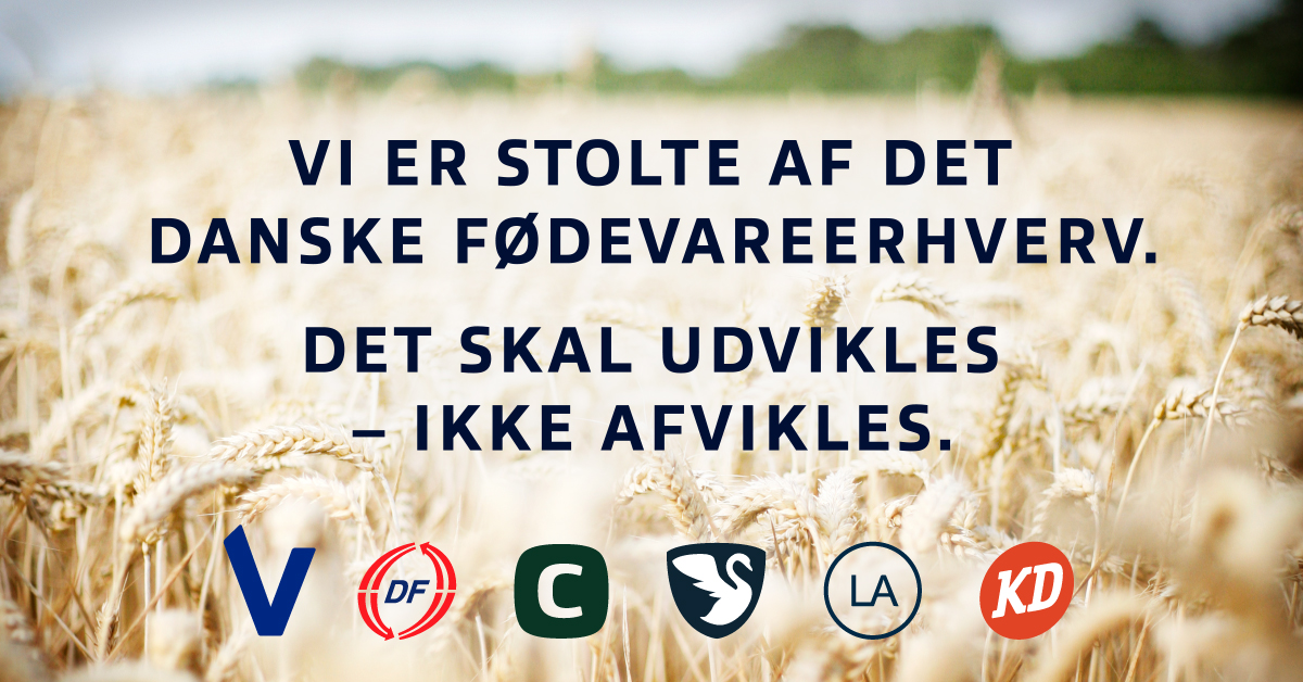 Blå blok er stolte af det danske fødevareerhverv og ønsker at udvikle det fremfor at afvikle det.
