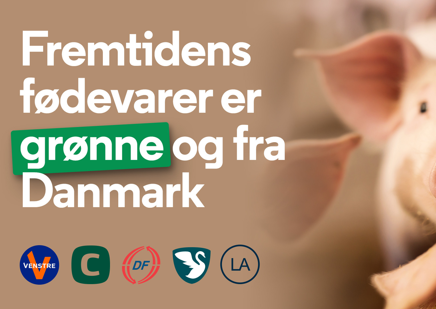 Venstres politiske udspil vil sikre, at fremtidens fødevarer er grønne og fra Danmark.