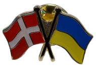 Ukraine og danmark pin